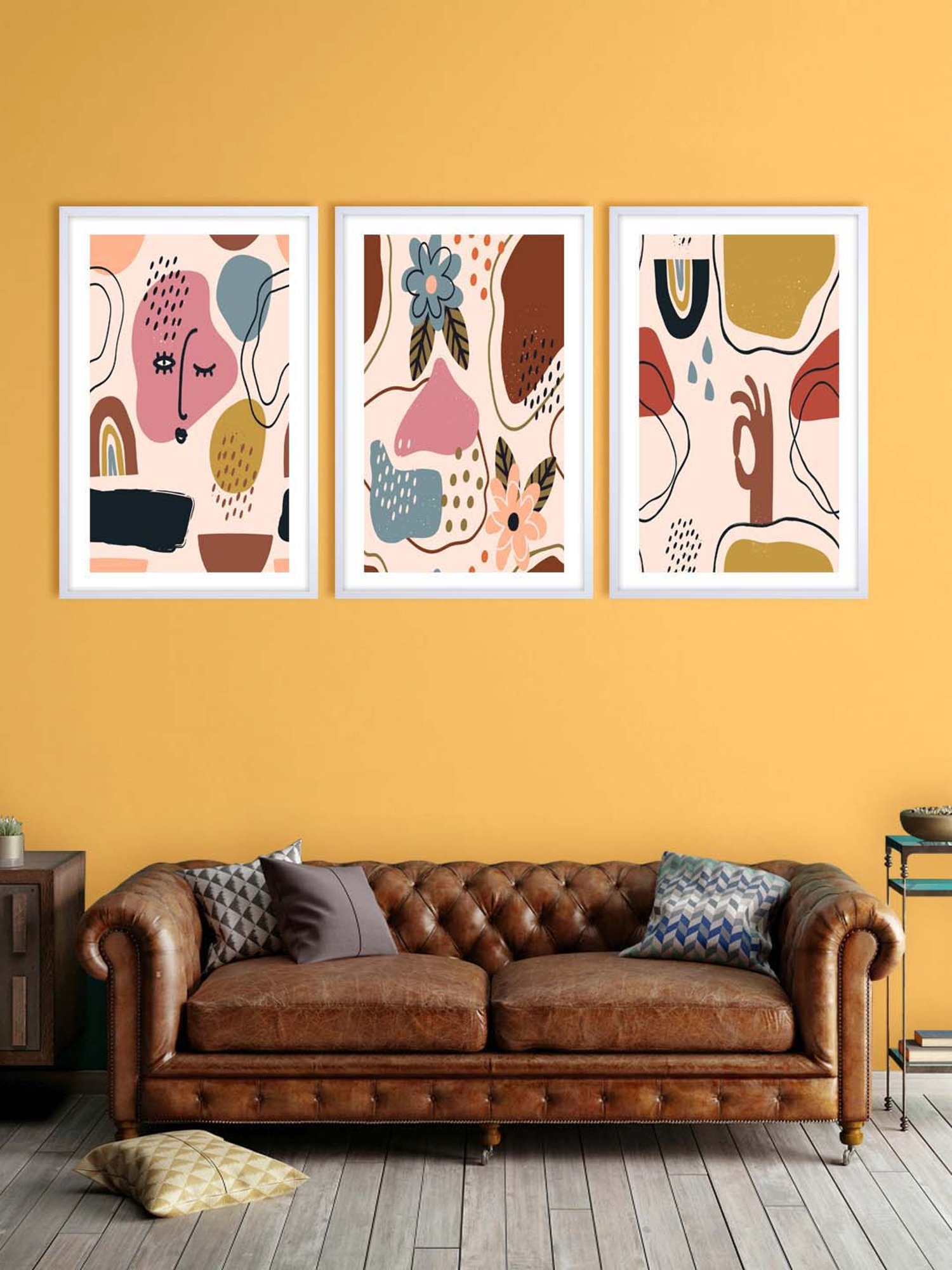 999store Multicolor Abstract Wall Painting