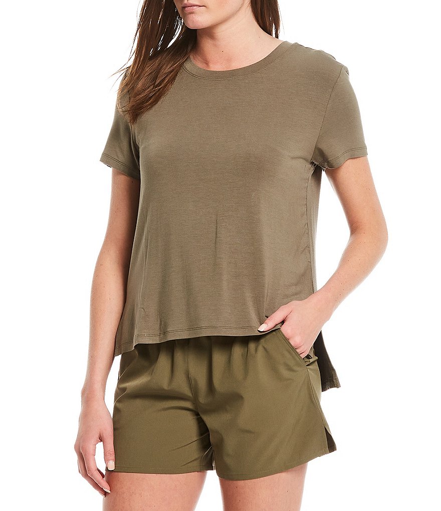 Half Moon by Modern Movement Solid Knit Coordinating Sleep Tee