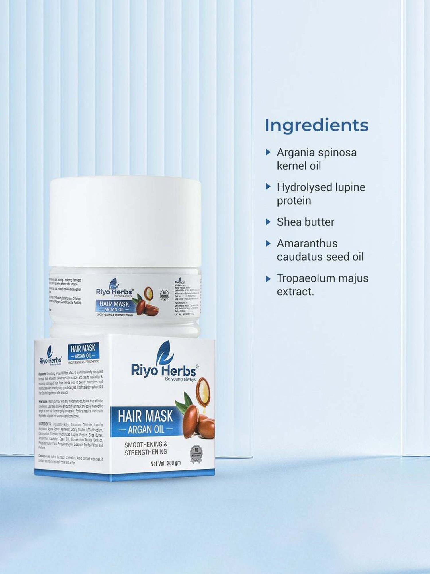 Riyo Herbs Argan Oil Hair Mask - 200 gm