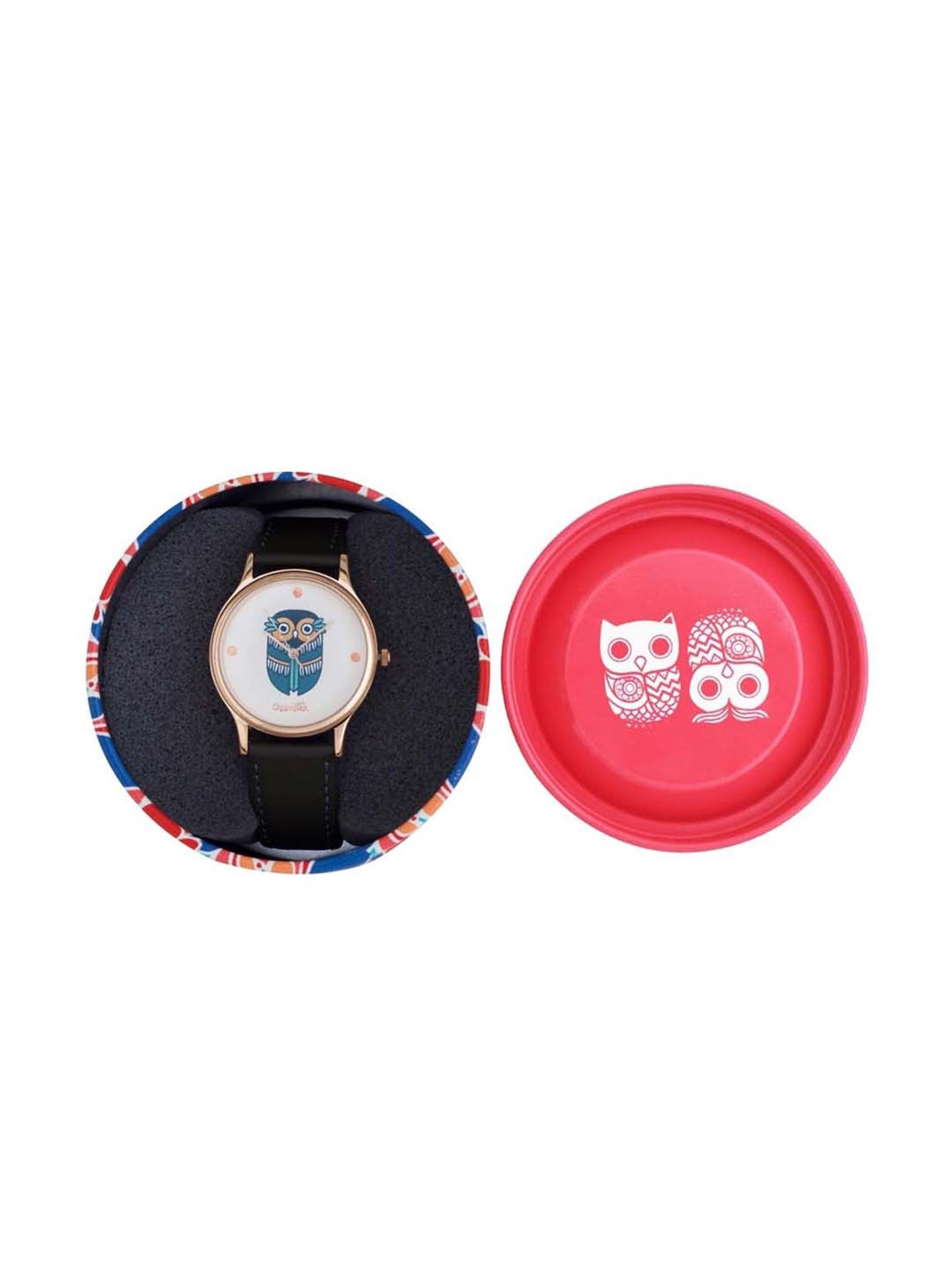 Chumbak LV5 Classic Boho Owl Analog Watch for Women
