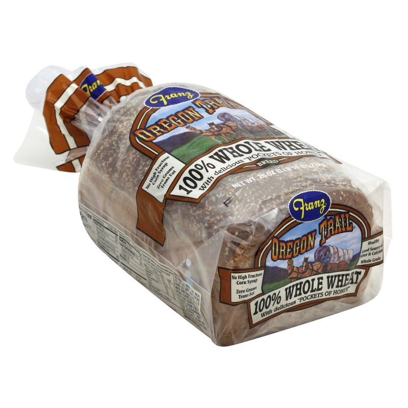Franz Oregon Trail 100% Whole Wheat Sandwich Bread - 26oz