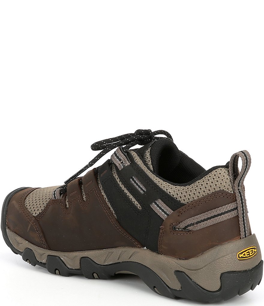 Keen Men's Steens Vent Leather Low Hiking Shoes