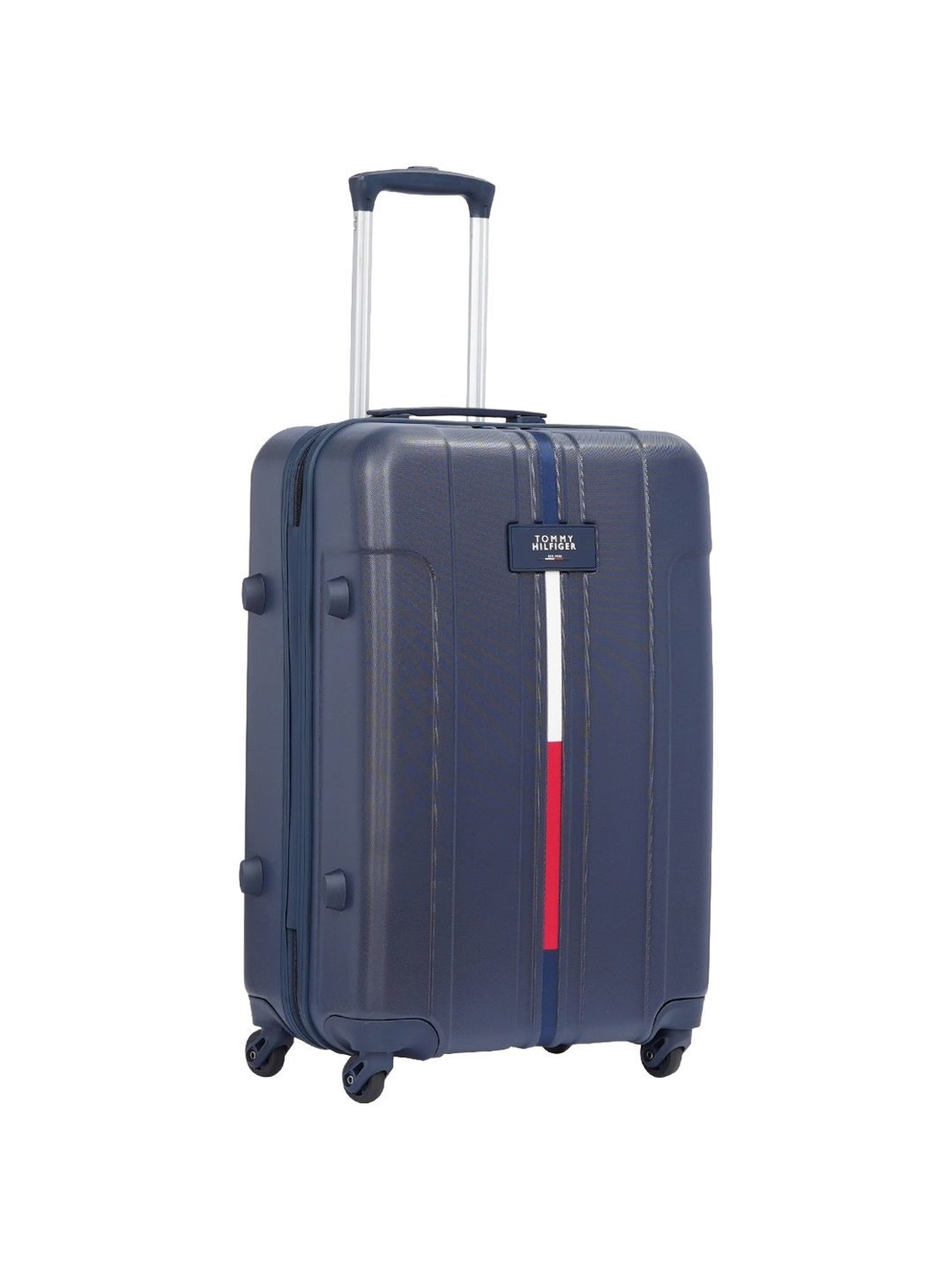 TOMMY HILFIGER Wyoming Navy 4 Wheels Small Hard Cabin Trolley Bag 55 cm