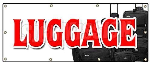 36"x96" LUGGAGE BANNER SIGN designer name brands leather discount handbags sale
