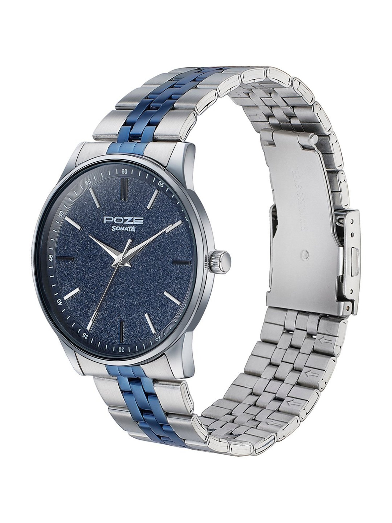 Sonata Poze 3.0 SP70048KM01W Analog Watch for Men