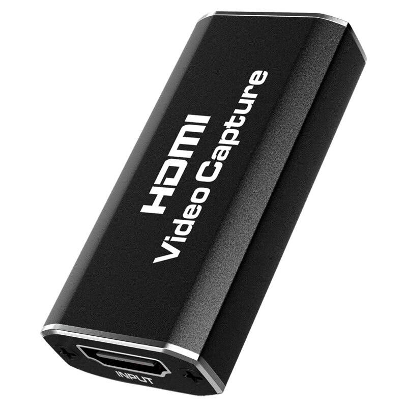 o Video Capture Cards HDMI to USB 2.0 High Definition 1080P/30Hz, for Gaming Streaming Live Broadcasting Teaching