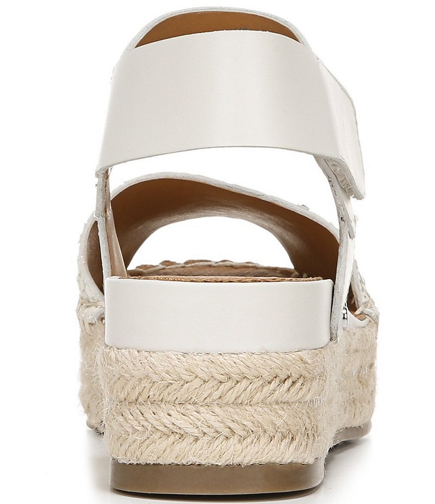 Sarto By Franco Sarto Oak Snake Embossed Leather Espadrille Sandals