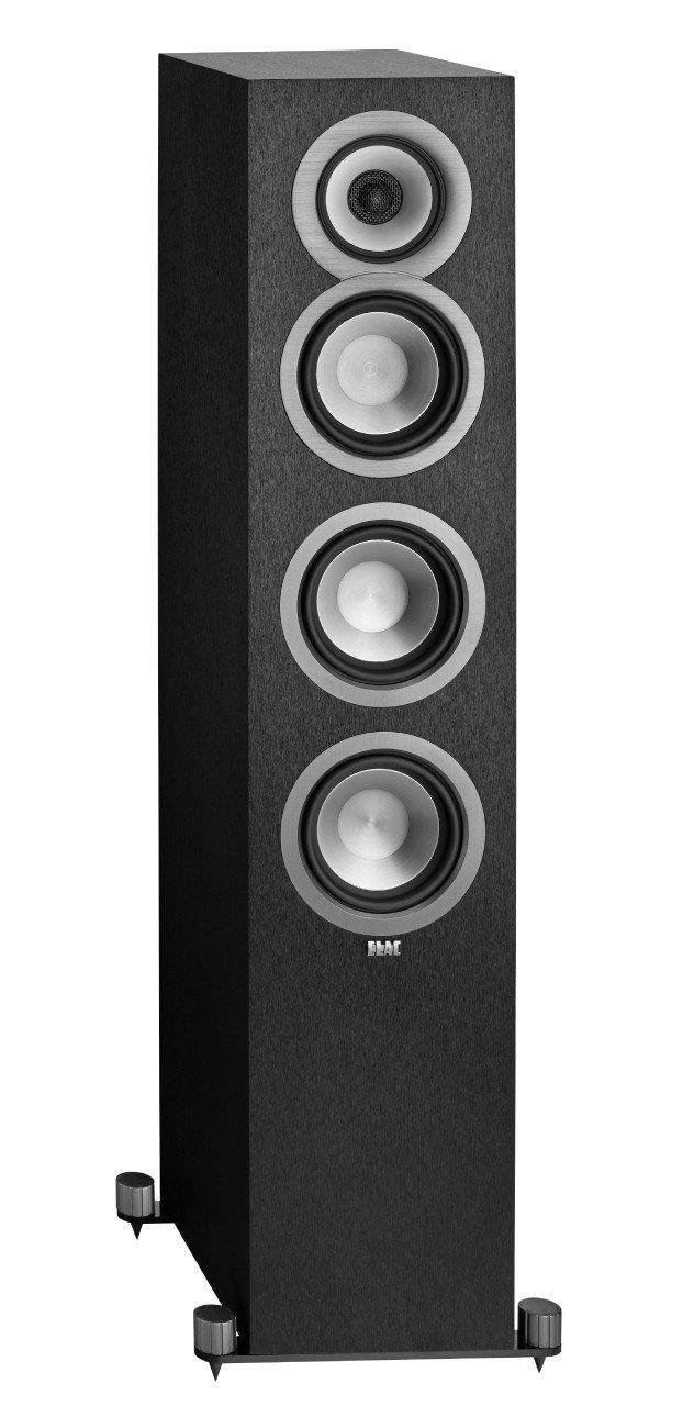 ELAC Uni-fi UF5 Floorstanding Speaker (Finished Satin Black Cabinet, Single)