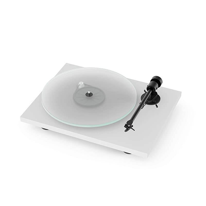 T1 BT Turntable with Built-in Preamp and Wireless Audio Transmitter (Satin White)