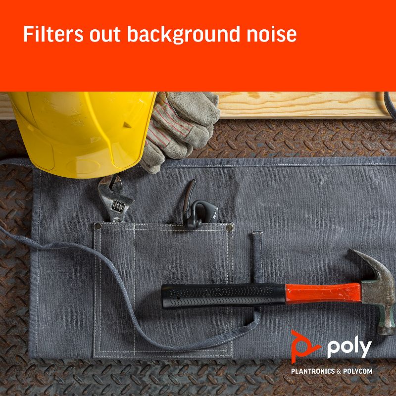 Plantronics Voyager 5200 UC Headset - Single Ear / Mono Bluetooth Wireless Headset - Compatible with Microsoft Teams, Zoom & more - Plantronics a Poly Company