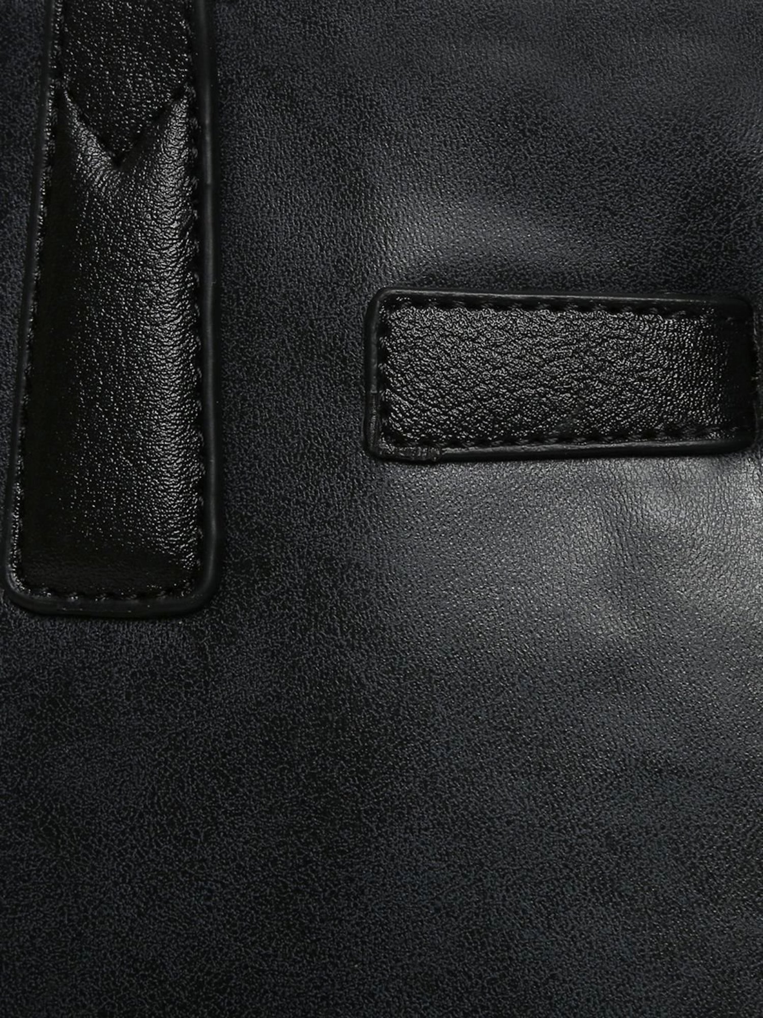 Tohl Avon Black Solid Medium Handbag