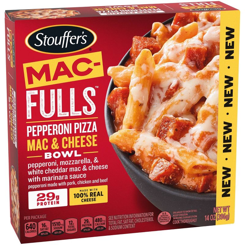 Stouffer's MacFULLS Frozen Pepperoni Pizza Macaroni and Cheese - 14oz