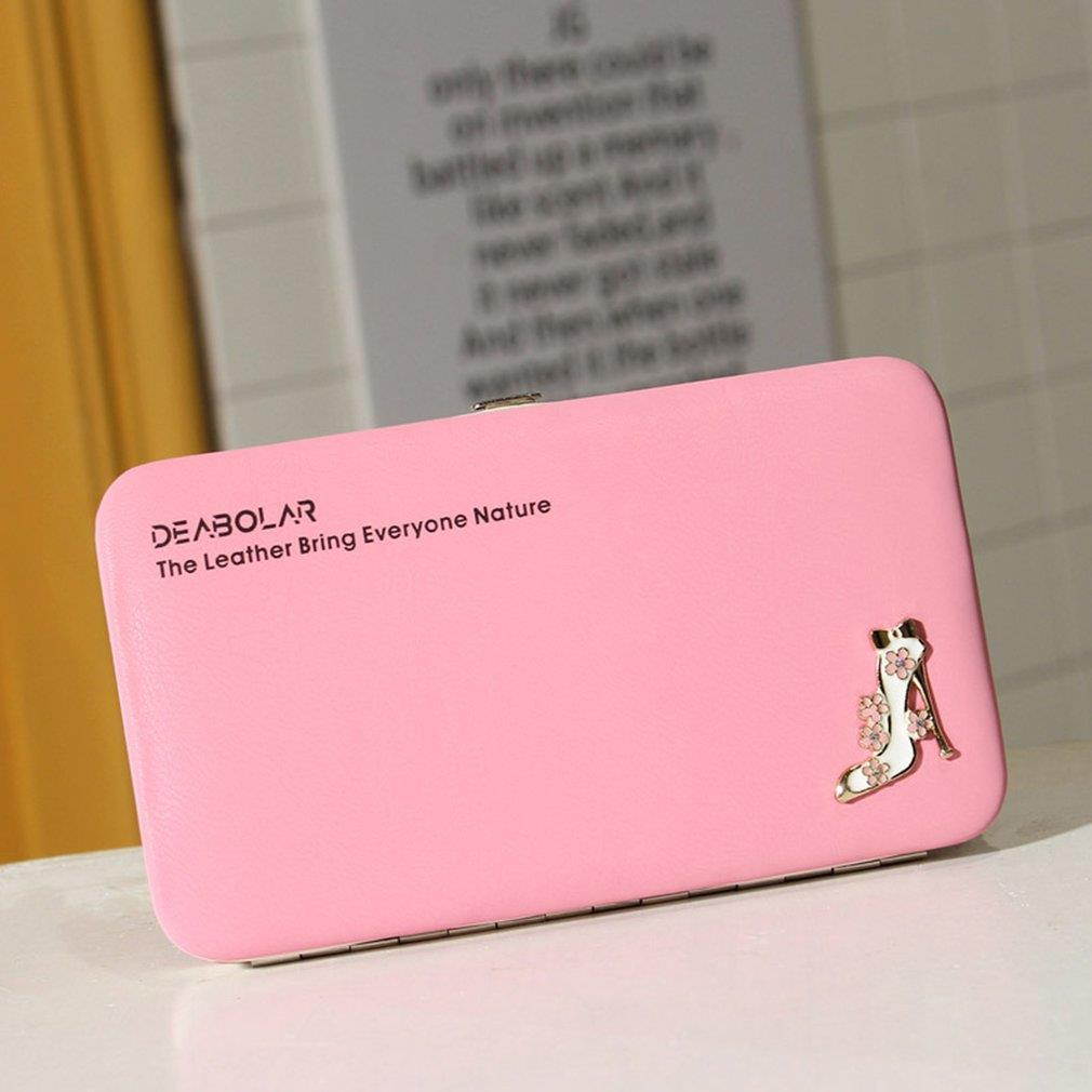 Korean Fashion Women Large Capacity PU Leather Wallet Phone Bag Case Long Style Female Phone Bag Suitable For iPhone For Samsung