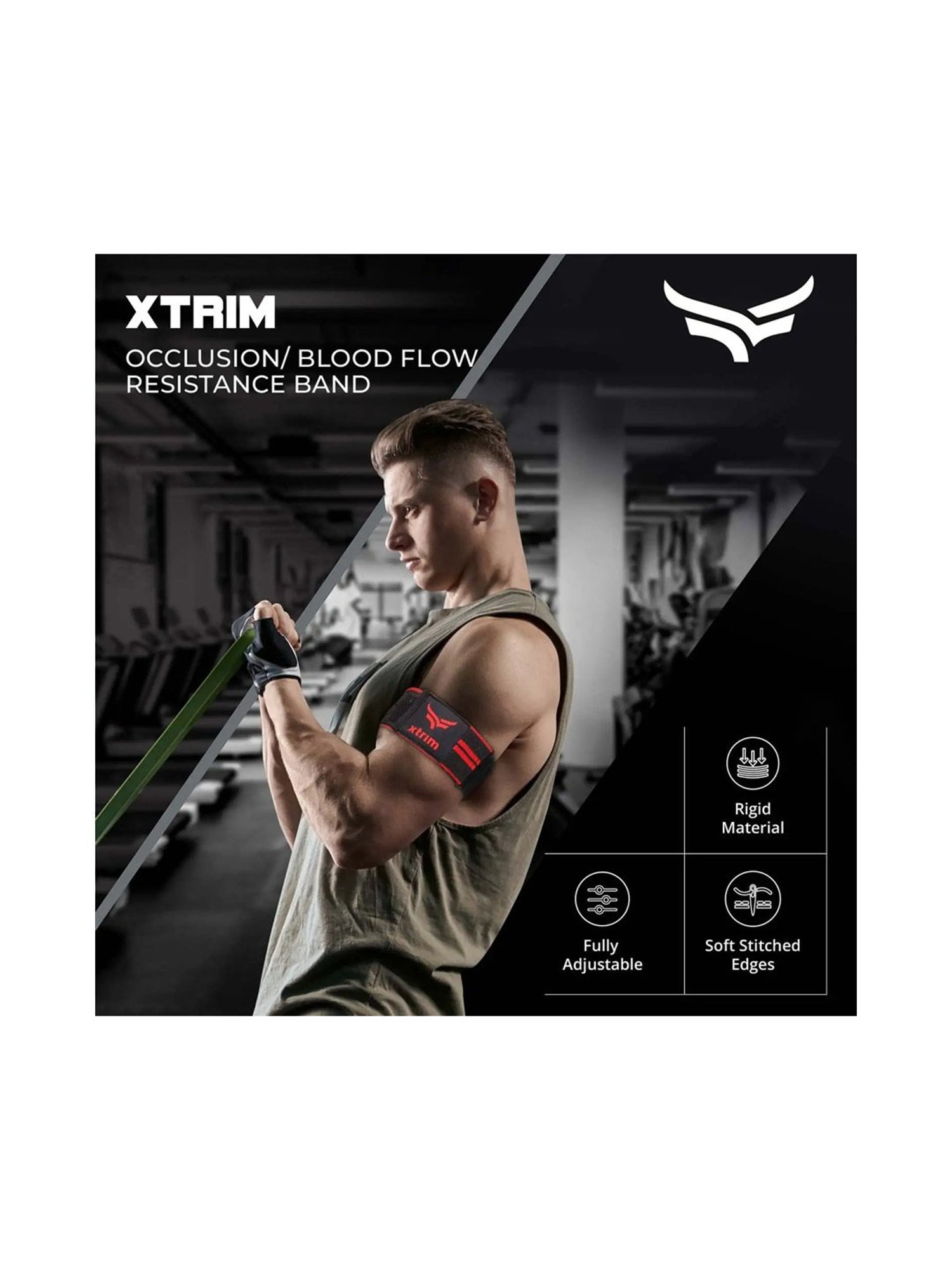 Xtrim Elastic BFR Band (Red)