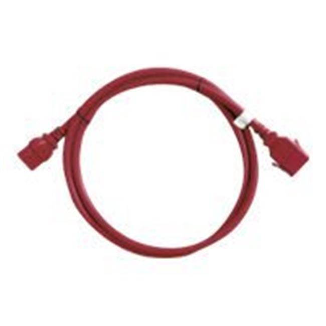 Raritan SecureLock Standard Power Cord - For PDU, Power Strip - 120 V AC Voltage Rating - Red