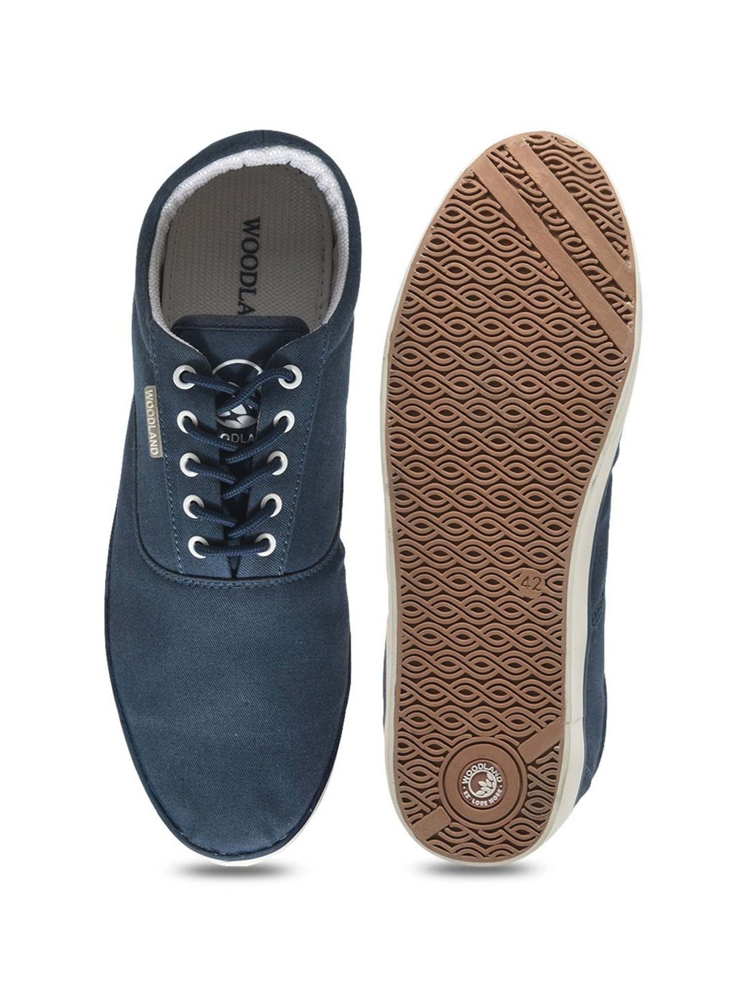 Woodland Men's Blue Casual Sneakers