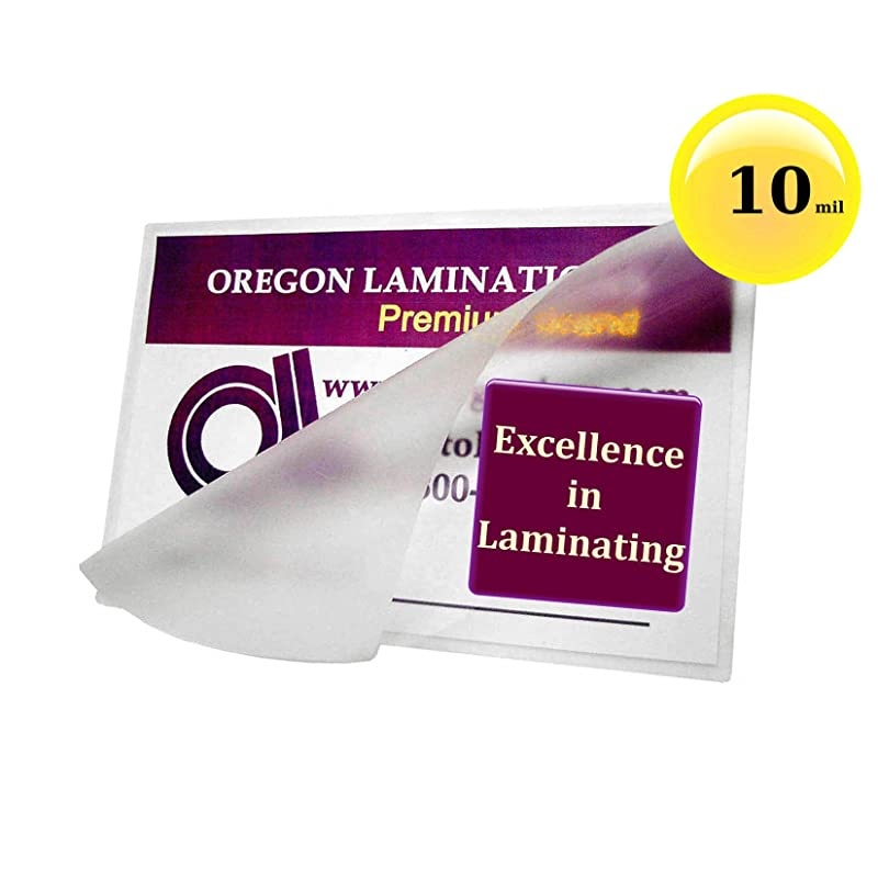 Laminating Pouches 10 Mil (Pk of 50) 9 x 11-1/2-inch Letter Size Clear Glossy