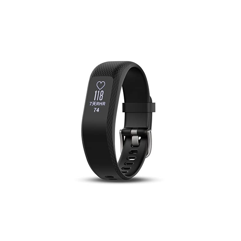 vivosmart 3 FitnessActivity Tracker with Smart Notifications and Heart Rate Monitoring Black SmallMedium