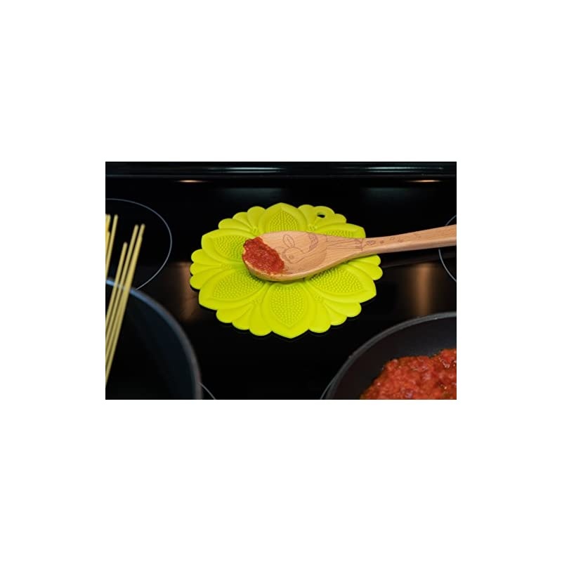 Red Silicone No-Slip Grip Hot Pad and Trivet