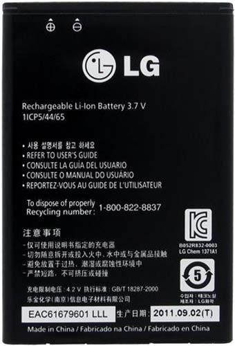 OEM Battery For LG BL-44JN VS700 VS410PP Optimus Zone E739 myTouch