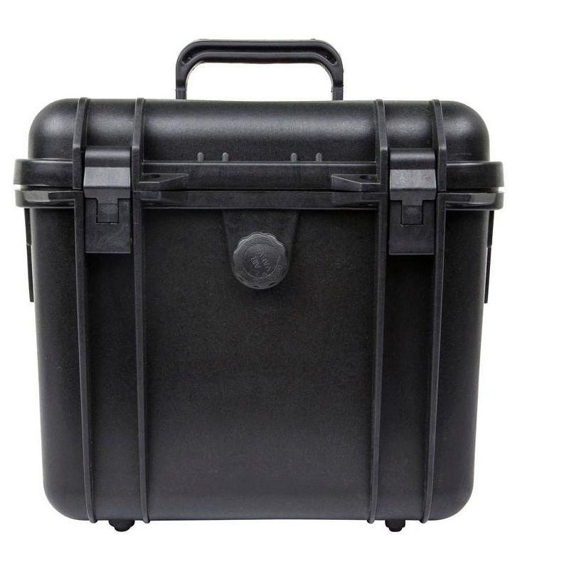 Monoprice Weatherproof Hard Case - 11in x 8in x 10in With Customizable Foam, Shockproof, IP67, Customizable Name Plate