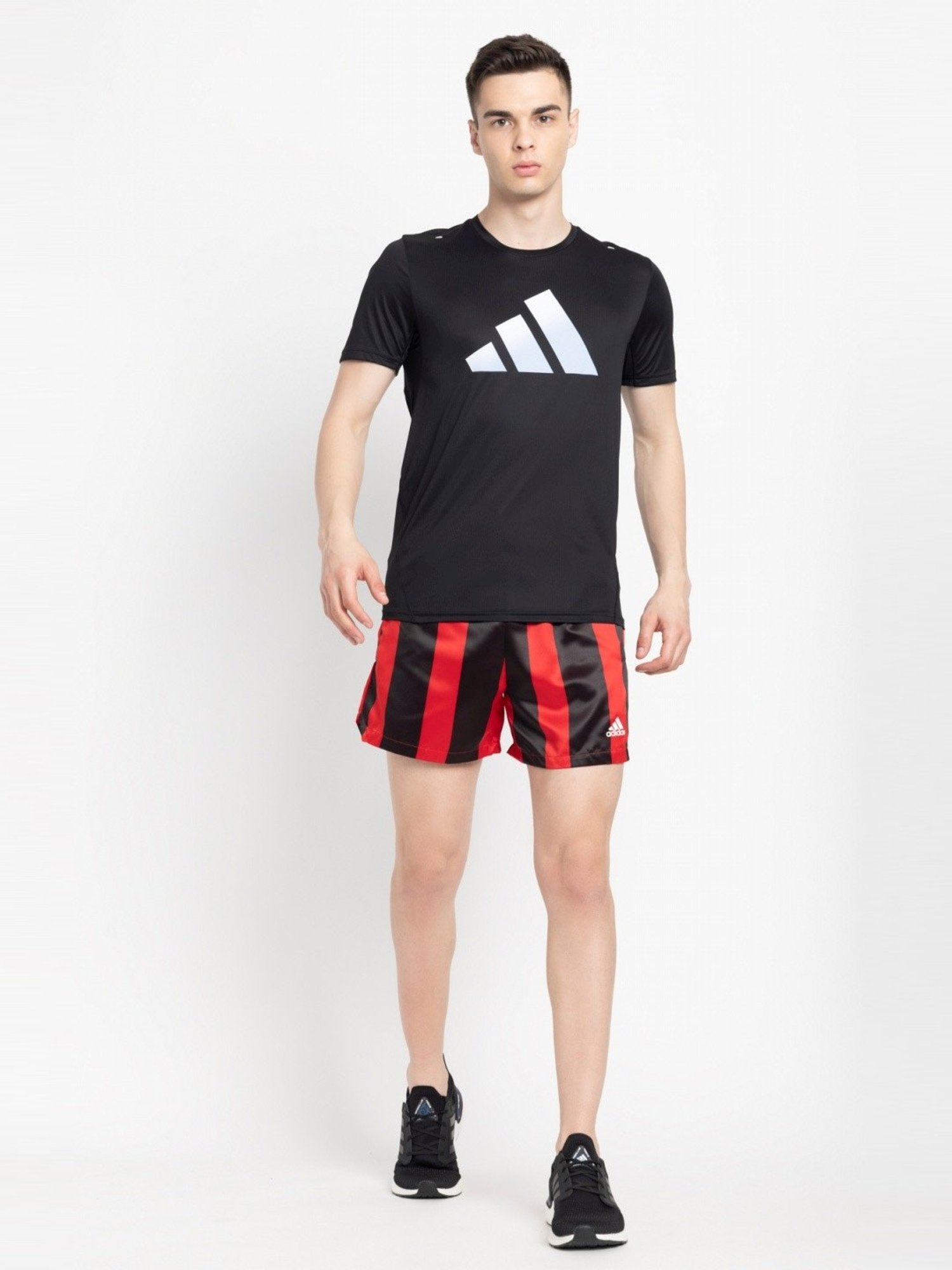 Reebok Black Regular Fit Sports Shorts