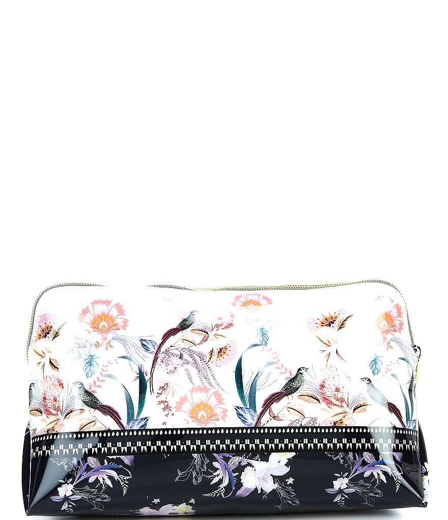 ROYCE New York Leather Large Cosmetic Bag