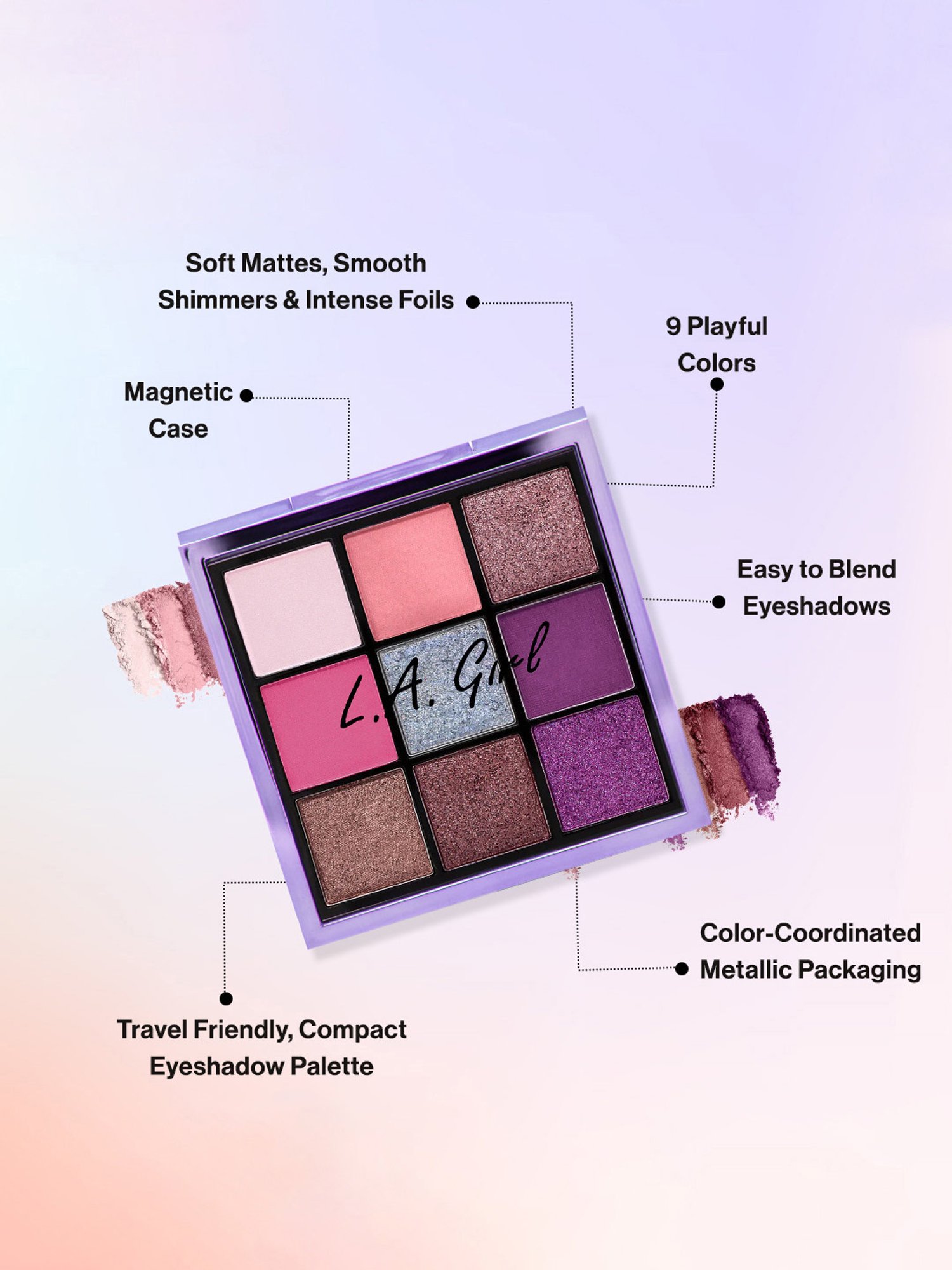 L.A.Girl Keep It Playful 9 Color Eye Palette Playtime - 14 gm