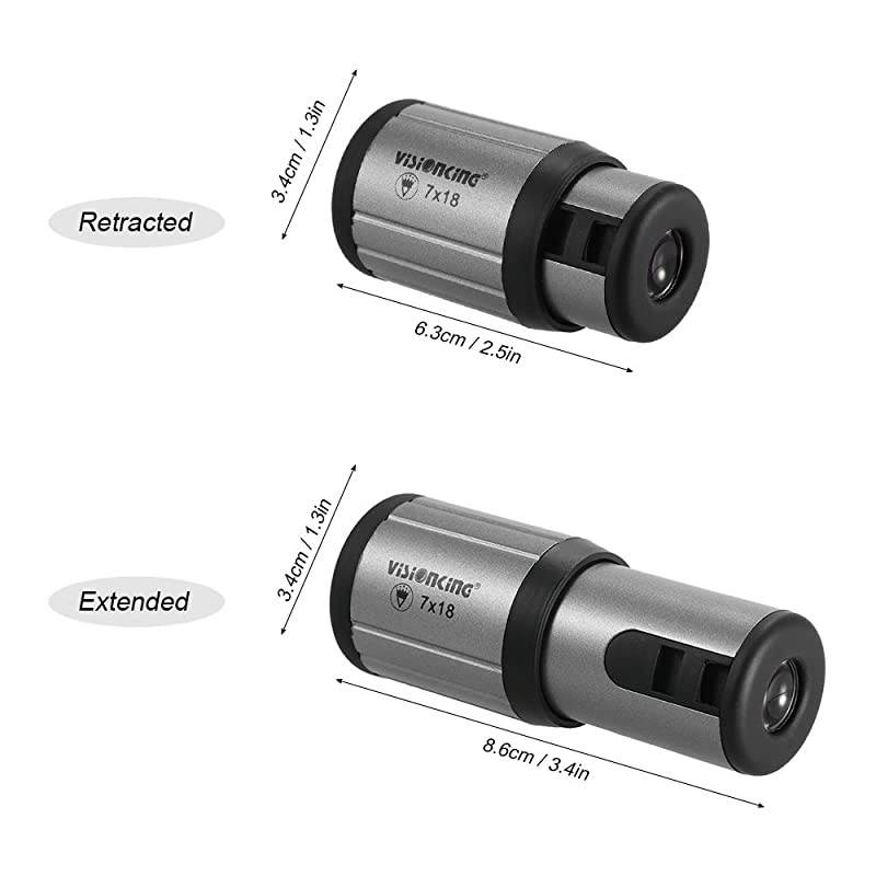 Mini Compact Monocular Telescope High Definition Pocket Scope High Definition UltraLight 18 Monocular