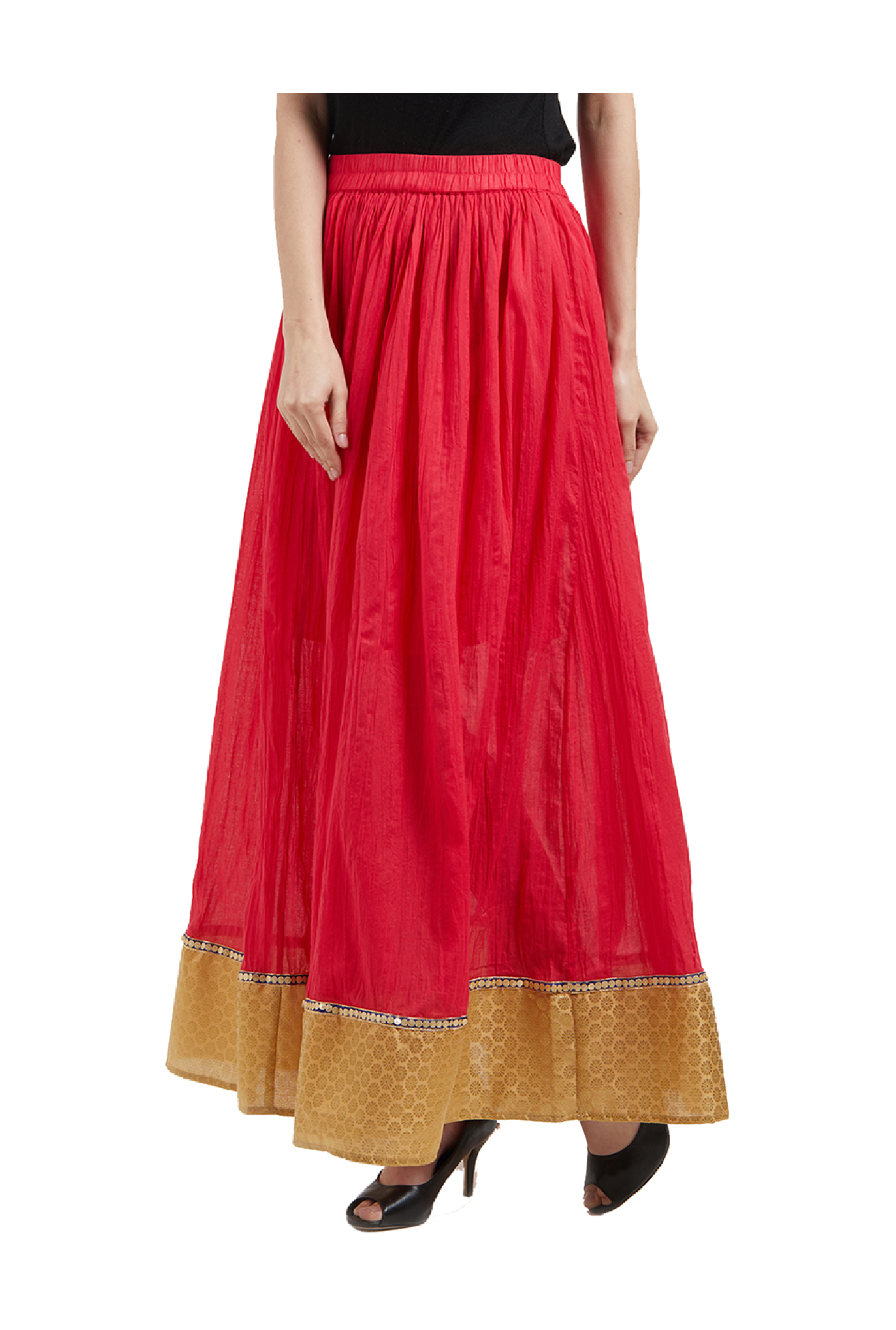 Fusion Beats Pink Maxi Skirt