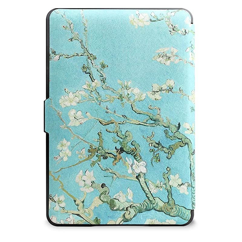 Case for Kindle Paperwhite Prior to 2018Model NoEY21 or DP75SDI PU Leather Case Smart Protective Cover Only Fits Old Generation Kindle Paperwhite Prior to 2018