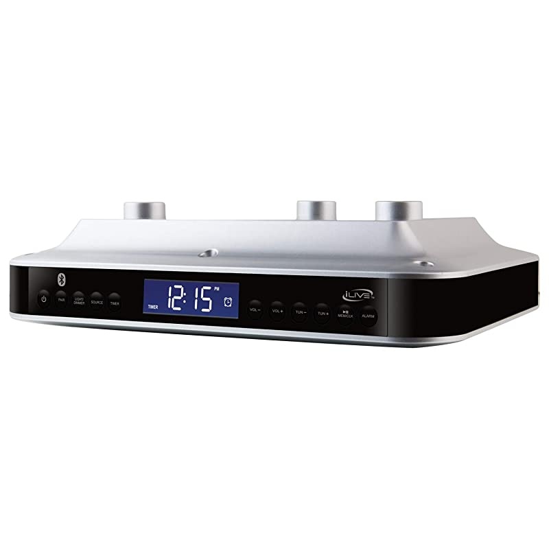 Wireless Under Cabinet Bluetooth FM Radio 909 X 732 X 244 Inches Includes Mounting Hardware IKB318S