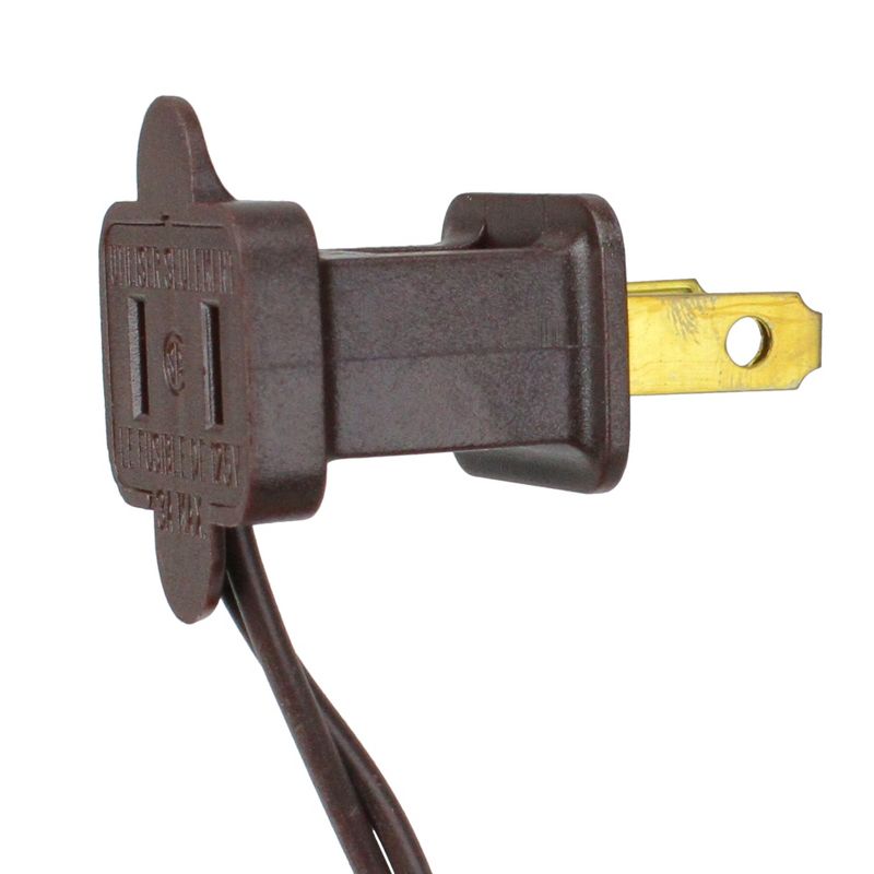 Darice 140ct 8-Function Micro Flame Christmas Lights Amber - 23.25' Brown Wire