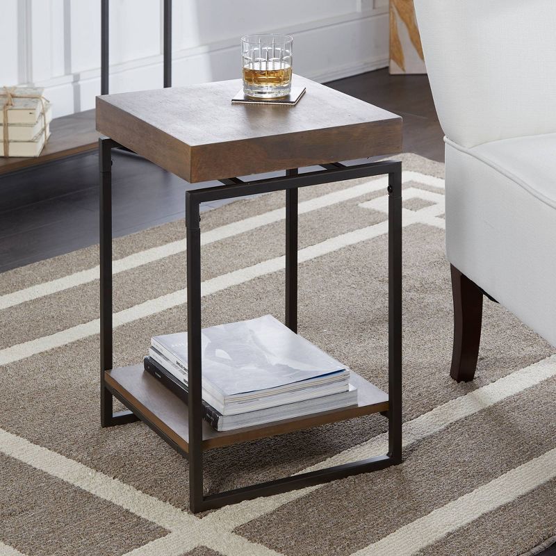 Slim Console Table Marble/Black - Silverwood