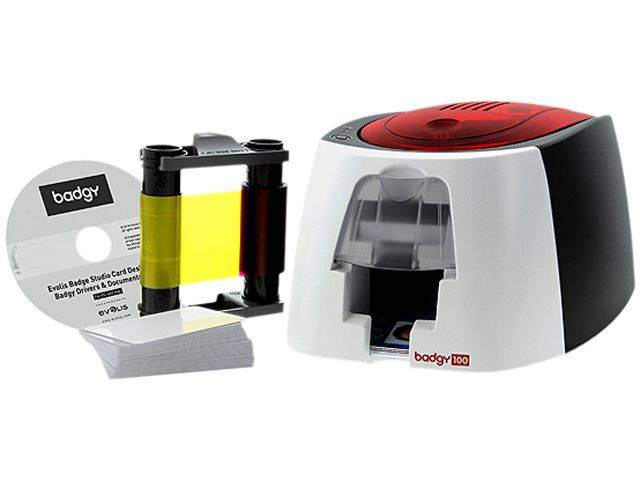 EVOLIS BADGY100 COLOR ID CARD PRINTER