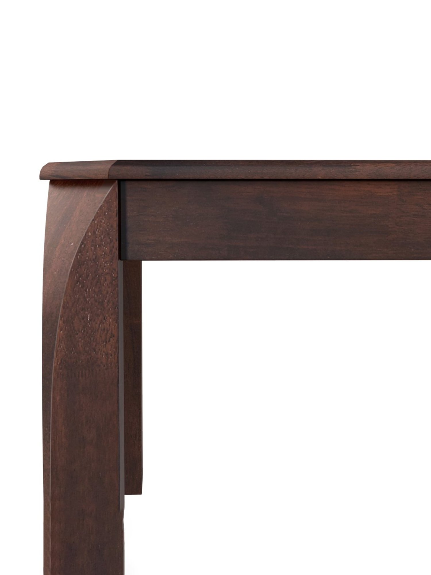 Godrej Interio Premio Brown Rubber Wood 6 Seater Rectangular Dining Table