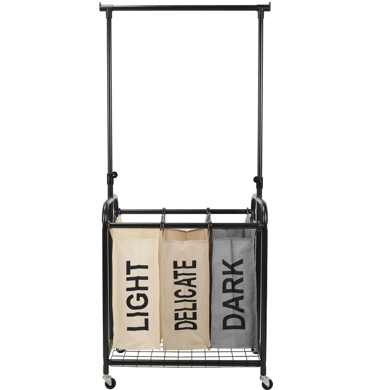 Rolling Triple Laundry Sorter White - Threshold™