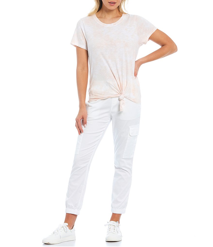 Sanctuary Tie Dye Perfect Knot Crew Neck Short Sleeve Tee