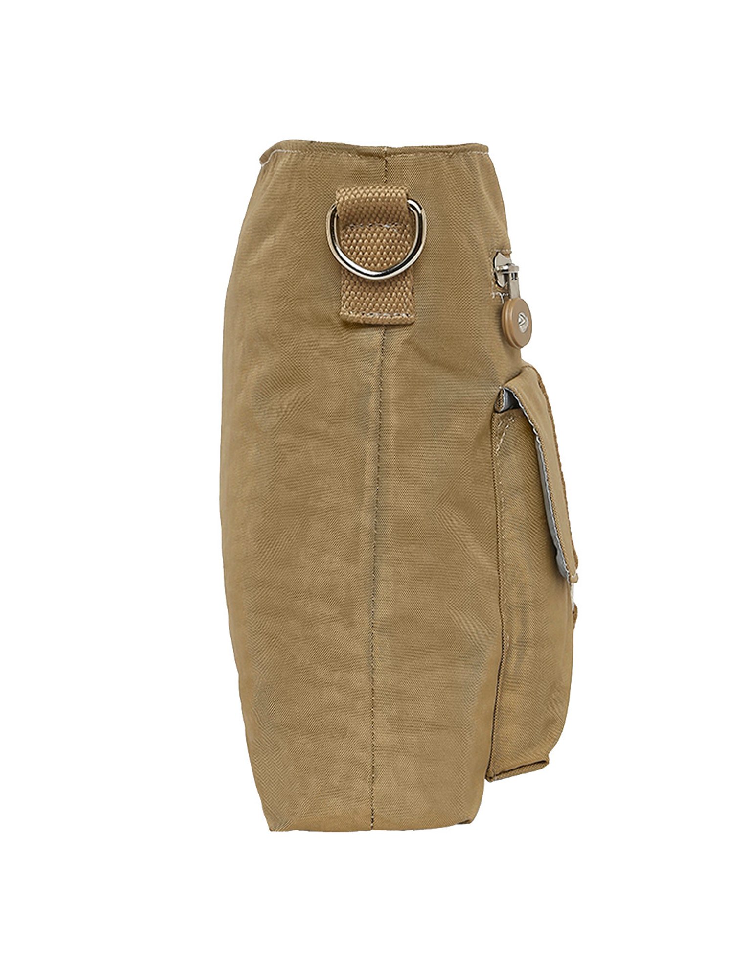 HiLEDER Brown Solid Medium Cross Body Bag