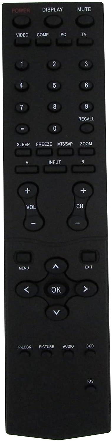 HCDZ Replacement Remote Control for AOC Envision L32W461 L32W661 L32W761 L37W431 L37W861 L42H861 L42W761 LT2725 98TR7BD-INE-ENF L37W698 LCD LED HDTV TV