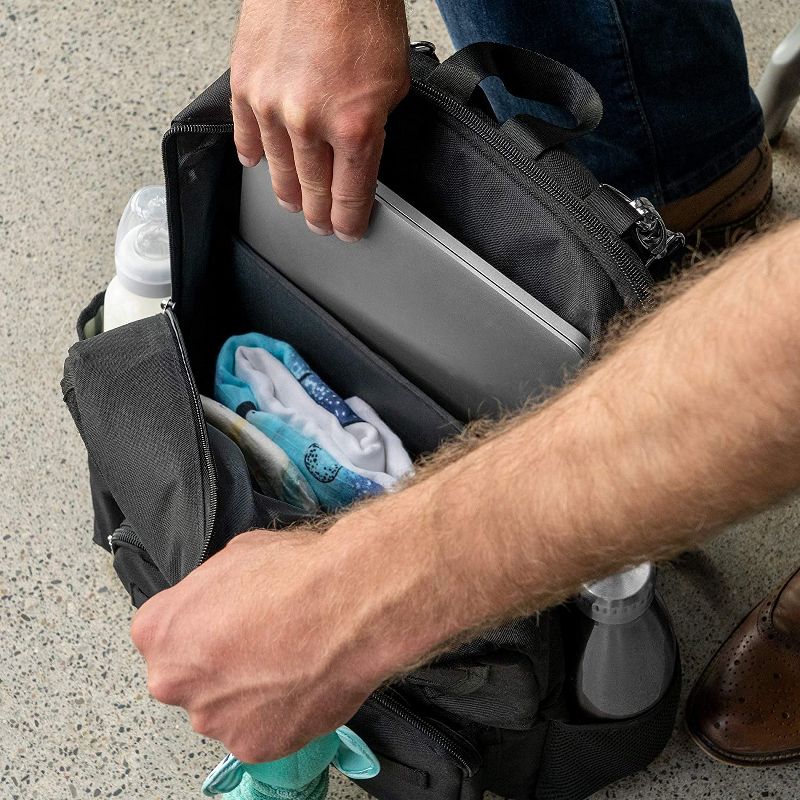 JumpOff Jo - Diaper Bag for Men - Military-Inspired 8-Pocket Baby Diaper Backpack for Dads with Tactical MOLLE / PALS Compatibility