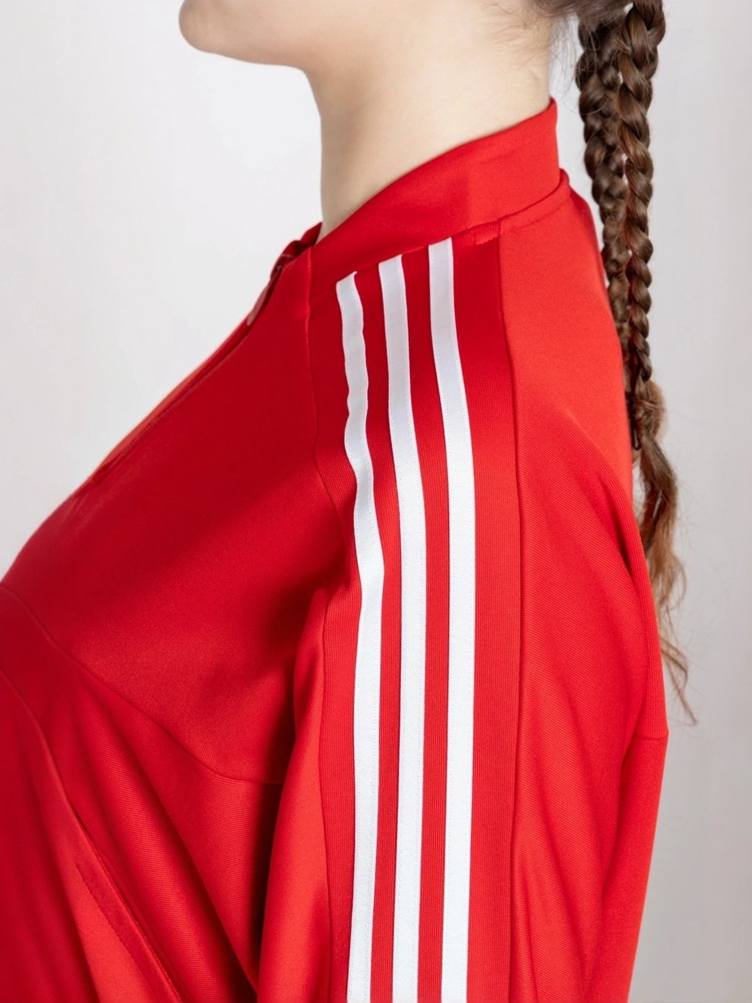 adidas Red Striped Sports Jacket