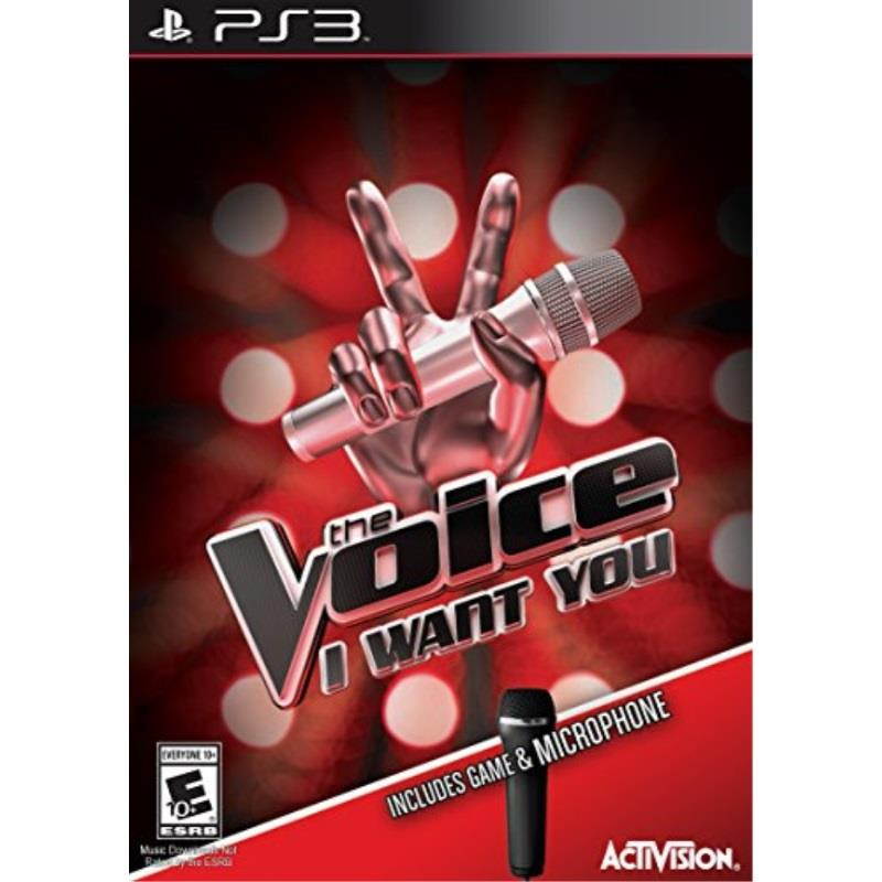 The Voice with Mic  PS3