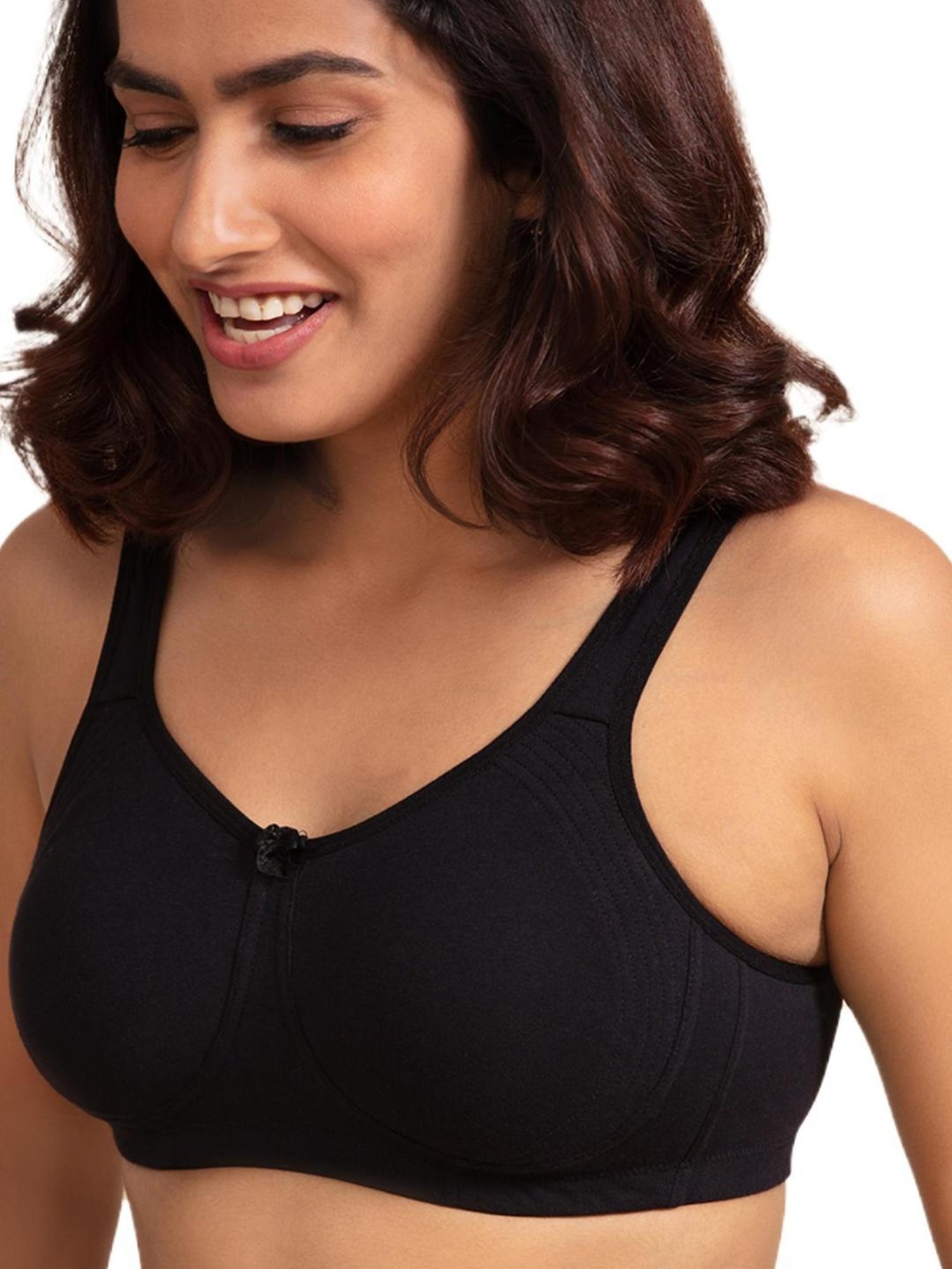 Nykd Black Non-padded Bra