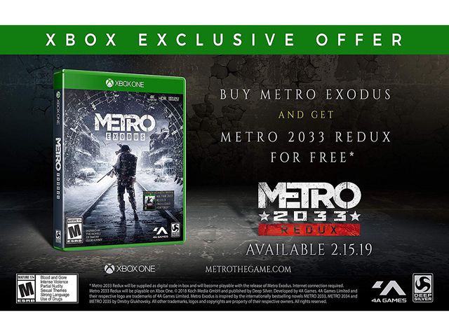 Metro Exodus: Day One Edition - Xbox One