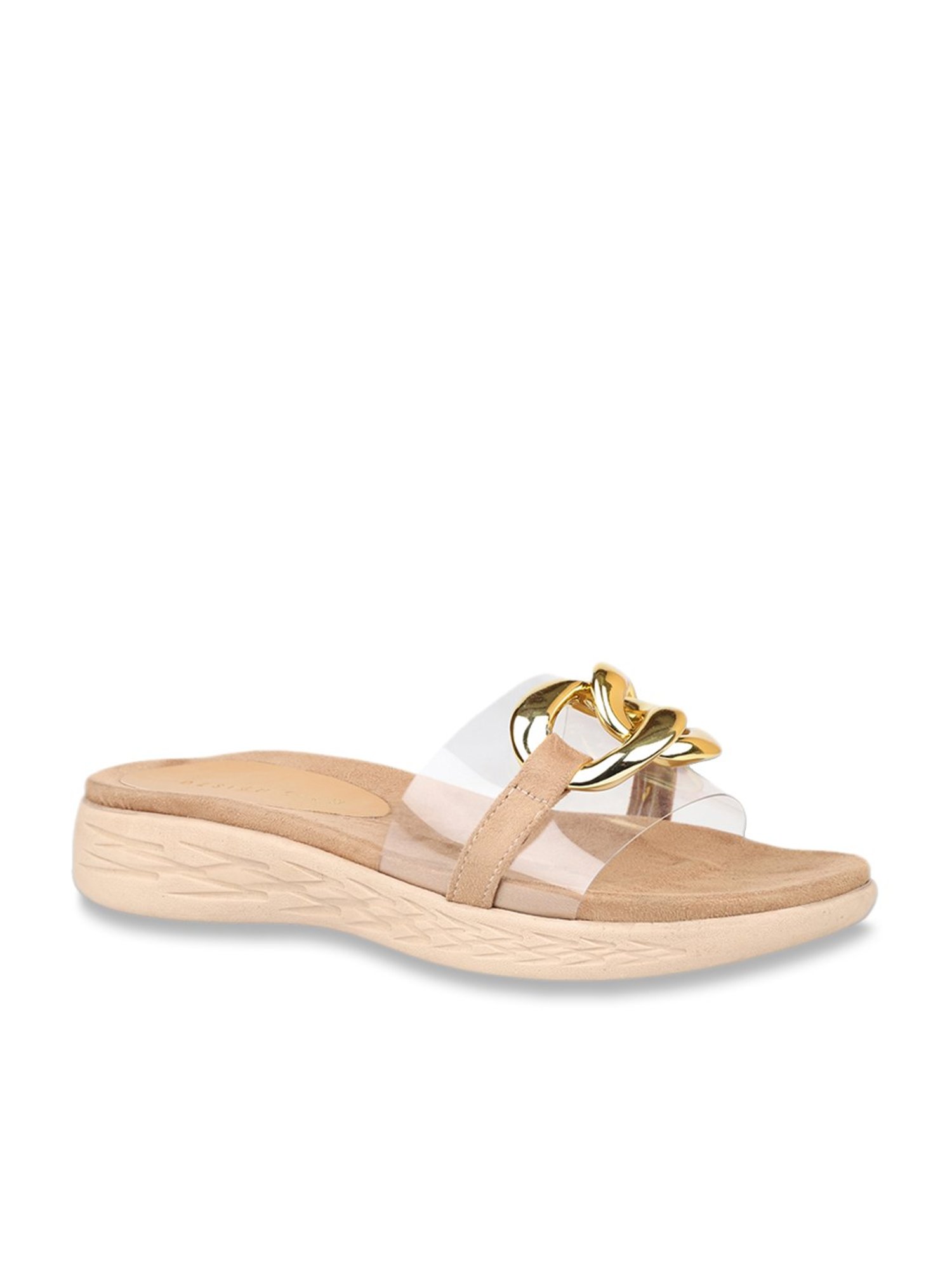 Design Crew Women's Beige Casual Wedges