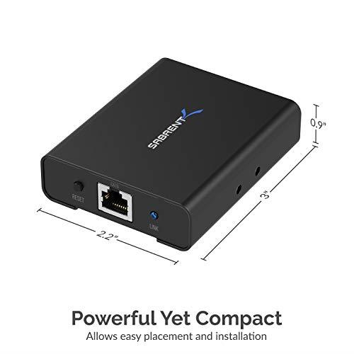 Sabrent 1080P 3D HDMI Extender over CAT6 [164 Feet / 50 Meters] (DA-HDEX)