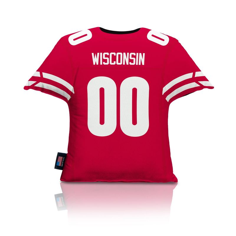 NCAA Wisconsin Badgers Big League Jersey Pillow