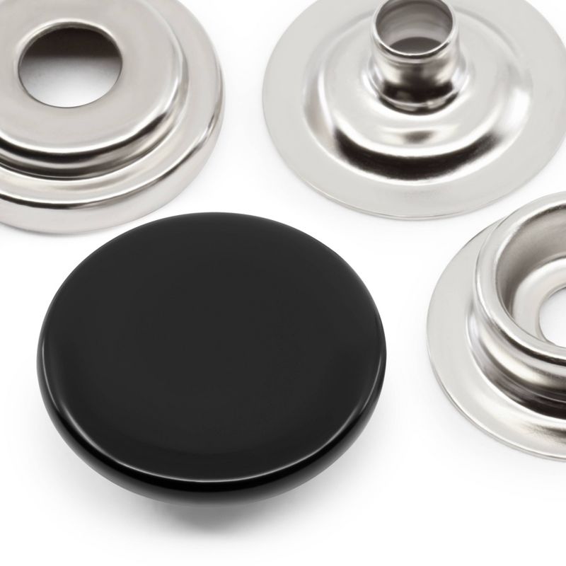 Dritz 60ct Snaps Heavy Duty Tools Black