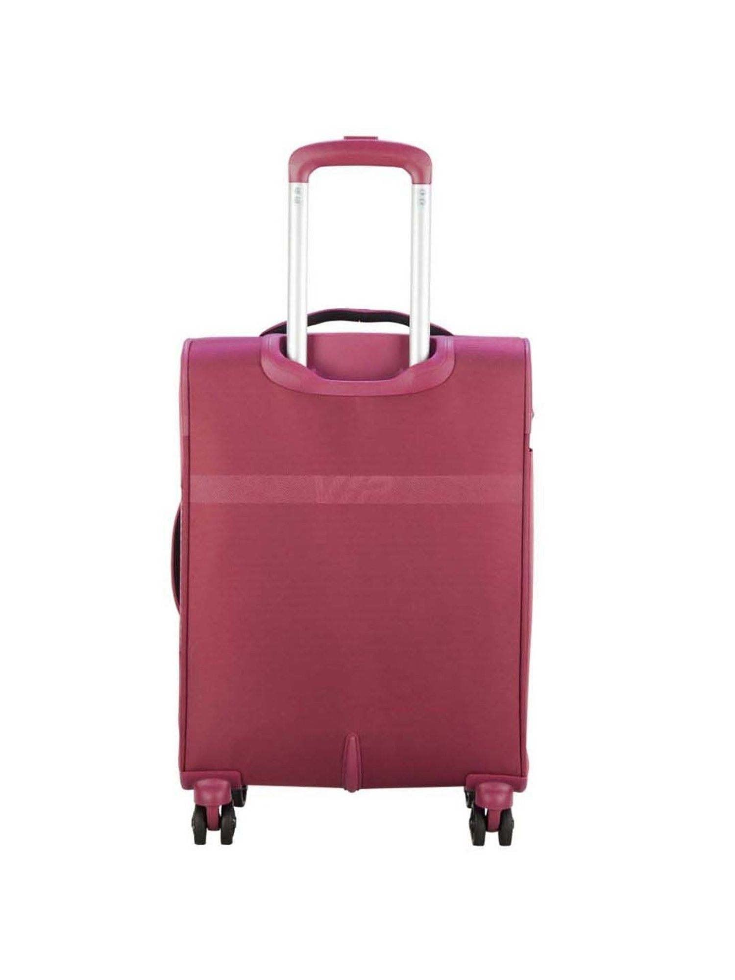 VIP Cardinal Str Exp Burgundy Striped Soft Cabin Trolley Bag - 39.5 cm